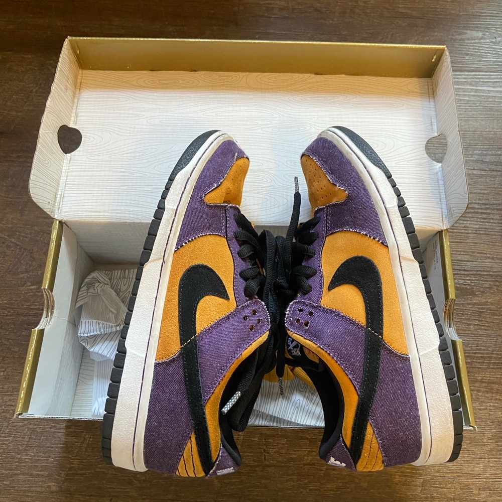Nike Dunk Low Pro SB. CHUTNEY/ABYSS MOUTAR/ABYSSE. Size 7.5 in men’s